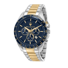 Maserati Herrenuhr Traguardo Limited Edition, Chronograph, analog - R8873612046 - Silver and Gold