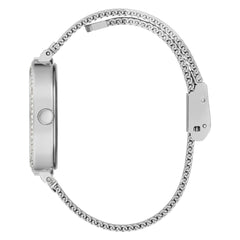 GUESS Women's Quartz Watch with Stainless Steel Strap, Silver, 15 Model: GW0354L1, Silver-Tone