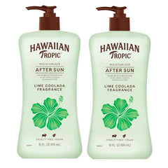 Hawaiian Tropic Lime Coolada After Sun Lotion | After Sun Care, Skin Care, Daily Moisturizing Lotion with Aloe, Cocoa Butter & Shea Butter, 16Fl Oz each Twin Pack