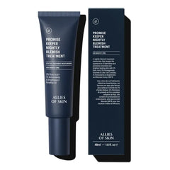 Allies of Skin Promise Keeper Blemish Sleeping Facial, Night Cream Moisturizer Treatment. Dioic + Mandelic + Lactic Acid, Manuka Honey, Rosehip Oil. Hydrates & Refines Skin, 1.7 oz