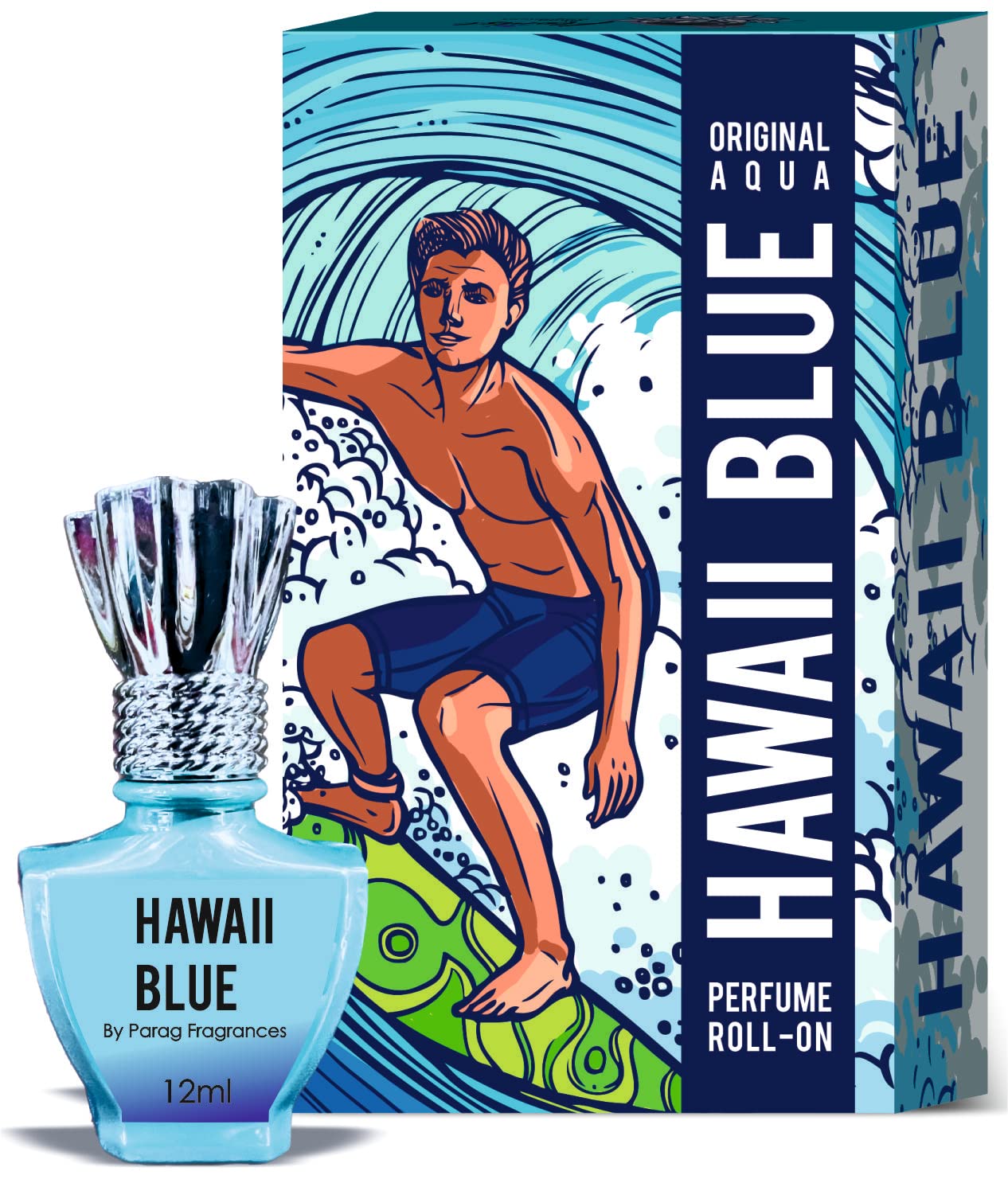 Parag Fragrances Fresh & Luxury Attar Series For Men (Hawaii Blue)