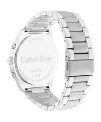 Calvin Klein SPORT MULTI-FUNCTION Men's Watch, Analog - Silver / Blue