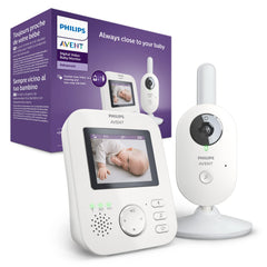 Philips Avent Advanced Digital Baby Monitor, SCD833/05, White, Wired