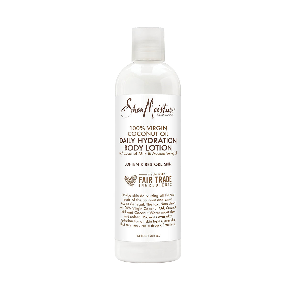 Shea Moisture 100% Virgin Coconut Oil Daily Moisturizing Body Lotion, 13 fl oz