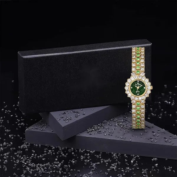 KASTWAVE Rhinestone Full Cover Luxury Romantic Ladies Quartz Watch