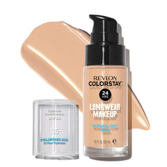 (Vanilla) - Revlon ColorStay Makeup for Normal/Dry Skin SPF 20, Longwear Liquid Foundation, with Medium-Full Coverage, Natural Finish, Oil Free, 135 Vanilla, 30ml