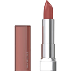 Maybelline Color Sensational Lipstick, Lip Makeup, Cream Finish, Hydrating Lipstick, Rum Riche, Deep Nude,1 Count