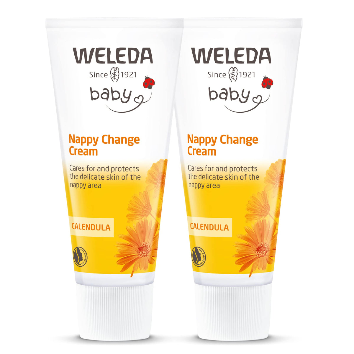 Weleda Calendula Changing Cream, 75 ml, Twin Pack