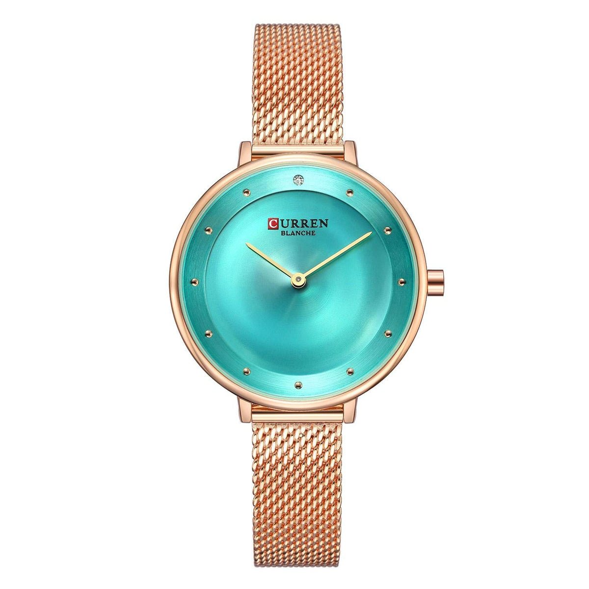 Curren Casual Watch For Women Analog Metal - 9029 - Gold
