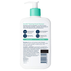 CeraVe CeraVe Foaming Facial Cleanser | Makeup Remover and Daily Face Wash for Oily Skin, 473 Ml