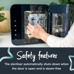 Tommee Tippee Ultra UV Steriliser, Dryer and Storage for Baby Bottles and Accessories, New and Improved, Kills Viruses and 99.9% Bacteria**, Steam-Free, Slate