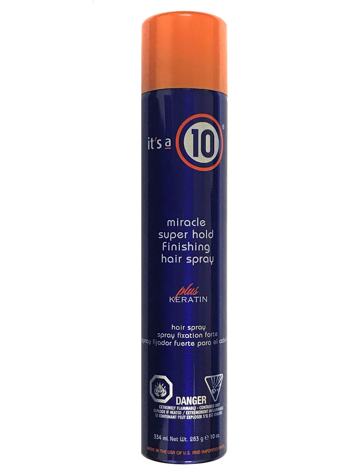 It's a 10 Haircare Miracle Super Hold Finishing Hair Spray Plus Keratin, 10 fl. oz.
