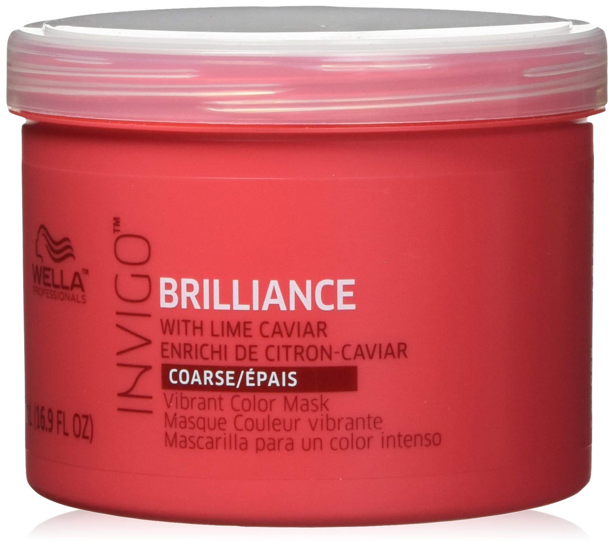 Wella Invigo Brilliance Mask for Coarse Hair By for Unisex - 16.9 Ounce Mask, 16.9 Ounce