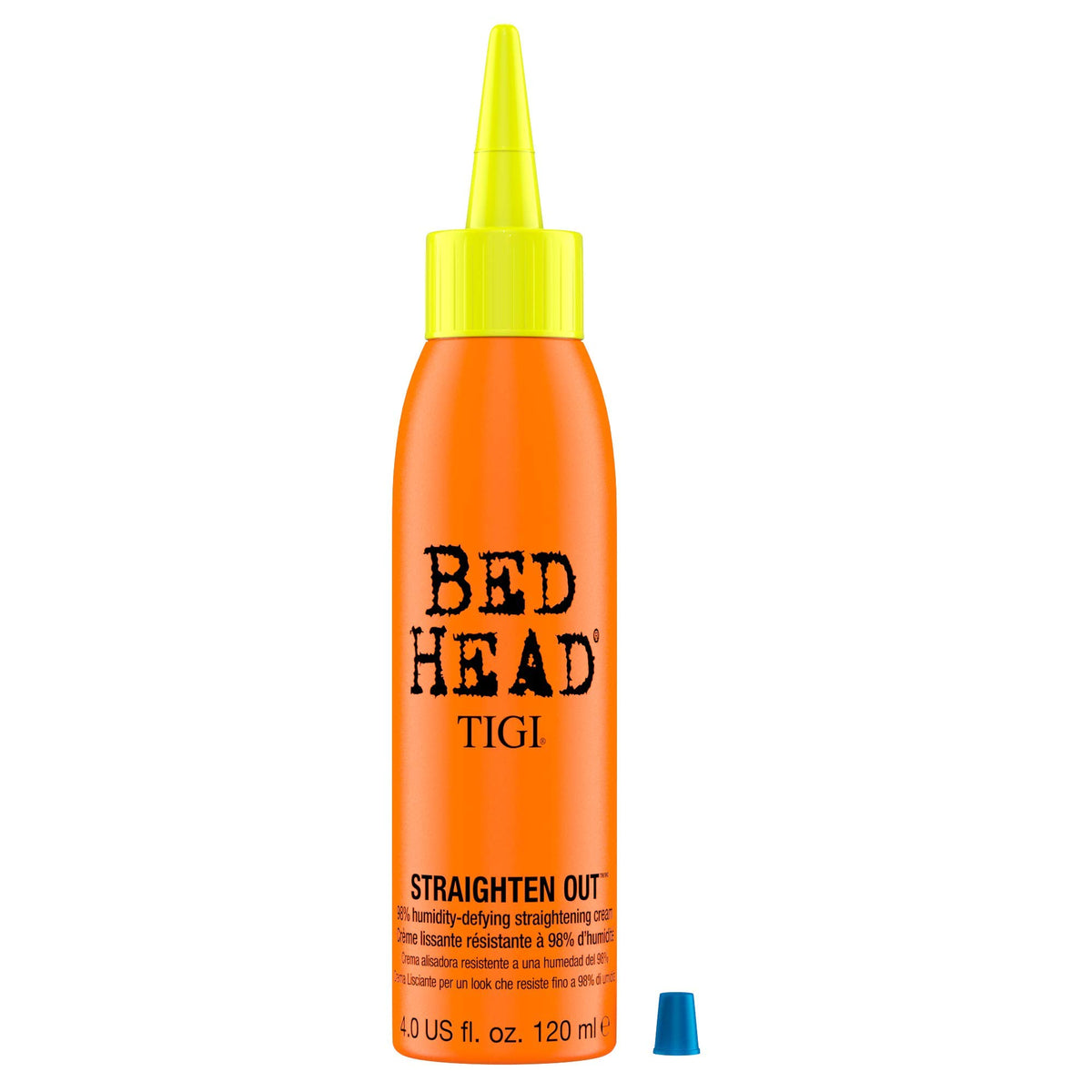 TIGI Bed Head Straighten Out 98% Humidity Defying Straightening Cream for Unisex - 4 Ounce