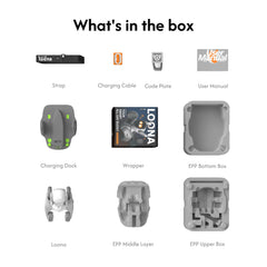 Loona Robot Pet Dog ChatGPT-4o Smart AI-Powered Companion Voice & Gesture Control, Real-Time Interaction Robotics Toys for Kids, Home Monitoring - Includes Charging Dock
