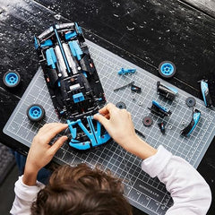 LEGO 42162 Technic Bugatti Bolide Agile Blue Car Model Building Kit, Racing Vehicle Set for Kids and Motor Sport Fans, Iconic Cars Collection