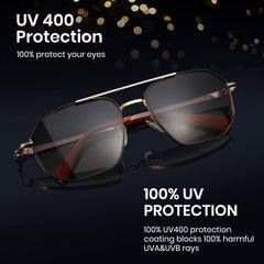 Cyxus Sunglasses for Men Women Classic Polarized Sunglasses UV400 Protection Anti Glare for Driving Outdoor
