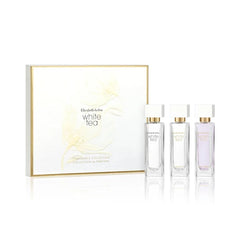 Elizabeth Arden White Tea Women's Perfume Gift Set, 3-Piece Mini Fragrance Discovery Set, Includes 0.33 fl. oz Eau de Parfum and Eau de Toilette, Travel Sized, 3 count