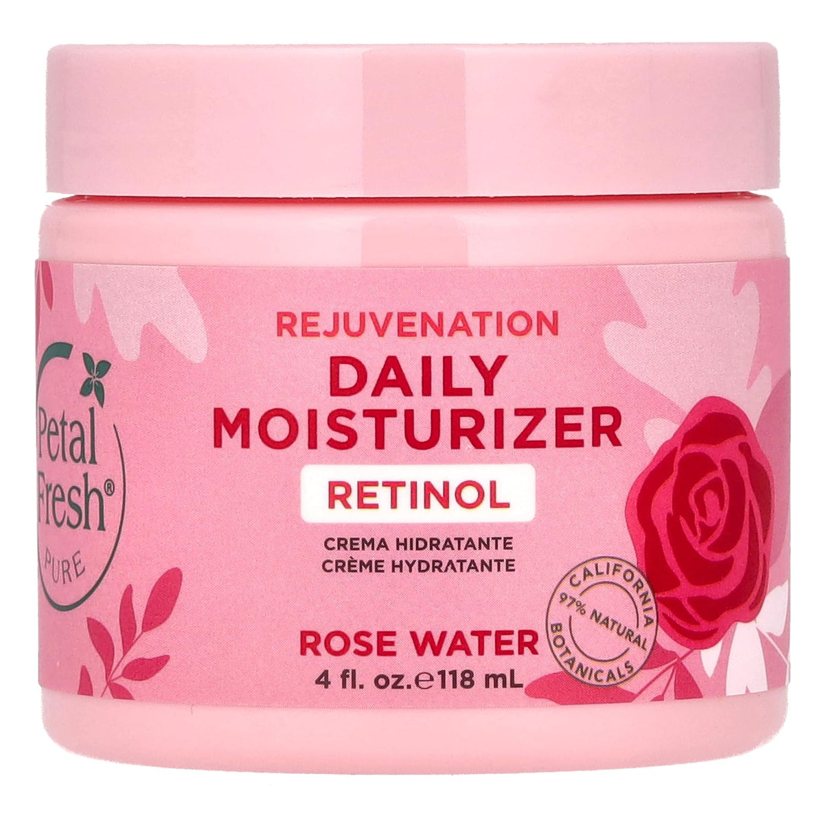 Petal Fresh Pure Rejuvenation Daily Moisturizer, 118Ml | With Retinol & Rosewater | For Youthful, Refreshed & Rejuvenated Skin