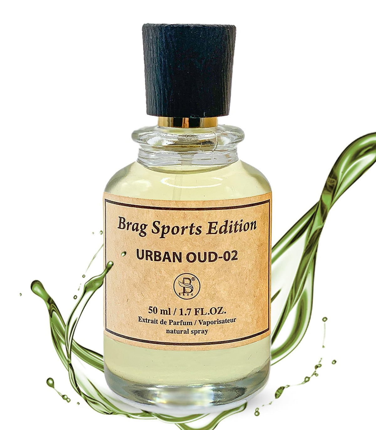 B Brag Sports Edition Urban OUD 02 50 ml | Best Long Lasting Arabic Perfume for Men | Luxury Men’s Fragrances | Extrait de Parfum | Ideal Essence for Daily Use and Special Occasion | عطر |عود رجالي