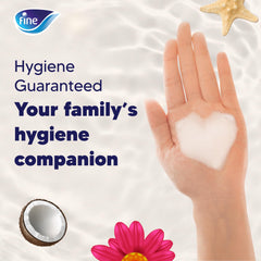 Fine Hand Wash, Bundle of 2, 450ml Bottles, 1 Ocean Breeze Scent and 1 Morning Breeze Scent Hand Wash Liquid