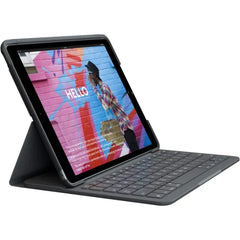 Logitech Slim Folio Keyboard Case For iPad (7th, 8th & 9th Gen) (920-009469) - Graphite