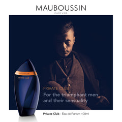 Mauboussin - Private Club 100ml (3.3 Fl Oz) - Eau de Parfum for Men - Woody & Oriental Scents