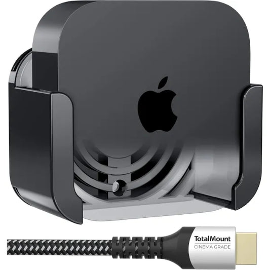 TotalMount Apple TV Mount & Cable – Compatible with All Apple TVs