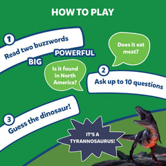 Skillmatics Card Game : Guess In 10 Deadly Dinosaurs | Gifts For Ages 8 And Up | Super Fun For Travel & Family Game Night