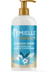 Mielle Organics Moisture Rx Hawaiian Ginger Moisturizing Leave-In Conditioner, 12 Ounces