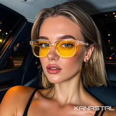 KANASTAL Polarized Sunglasses for Women, Classic Square Mens Sun Glasses, Lightweight Shades for Womens Outdoor 100% UV400 Protection Driving Fishing Golf Outdoor Activities