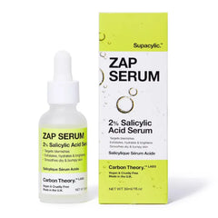 Carbon Theory Supacylic Face Serum - Serum - Targets Blemishes, Dry Skin - Acne Treatment & Blemish Treatment - Vegan Facial Exfoliator Serum - 30ml