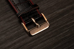 Orient Mens Automatic Watch, Analog Display and Leather Strap FAC08001T0