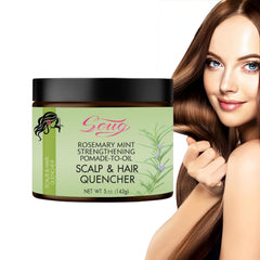KASTWAVE Organic Rosemary Mint Hair Oil, Scalp Nourishing & Strengthening Serum, Promotes Hair Growth, Treats Dry Itchy Scalp & Split Ends, Anti-Dandruff, 5 oz (Rosemary 5 Oz)