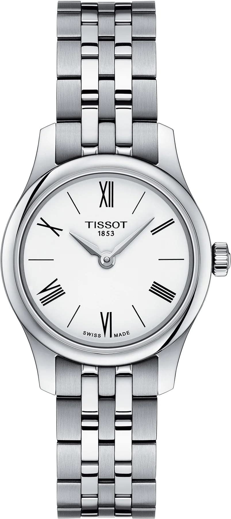 TISSOT Womens Analogue Quartz Watch with Stainless Steel Strap T0630091101800 - Silver