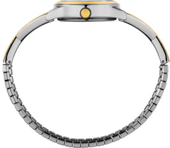 Timex Women's Main Street 25mm Semi Bangle Watch - Two-Tone