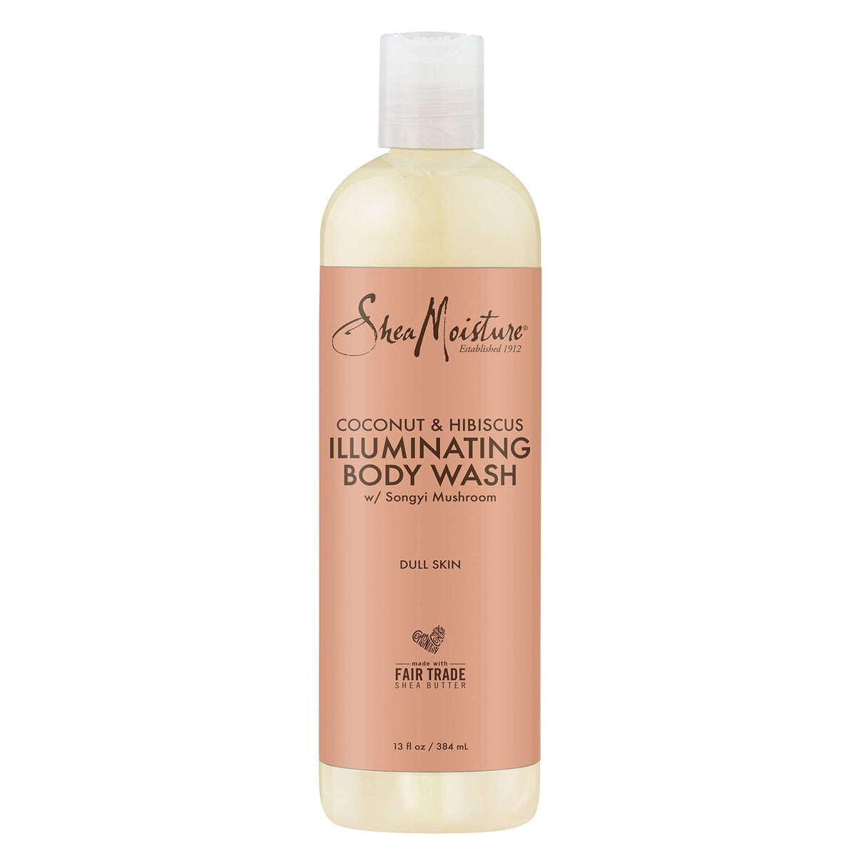 Shea Moisture Coconut And Hibiscus Shea Butter Wash Brightening And Toning For Unisex, 384 ml