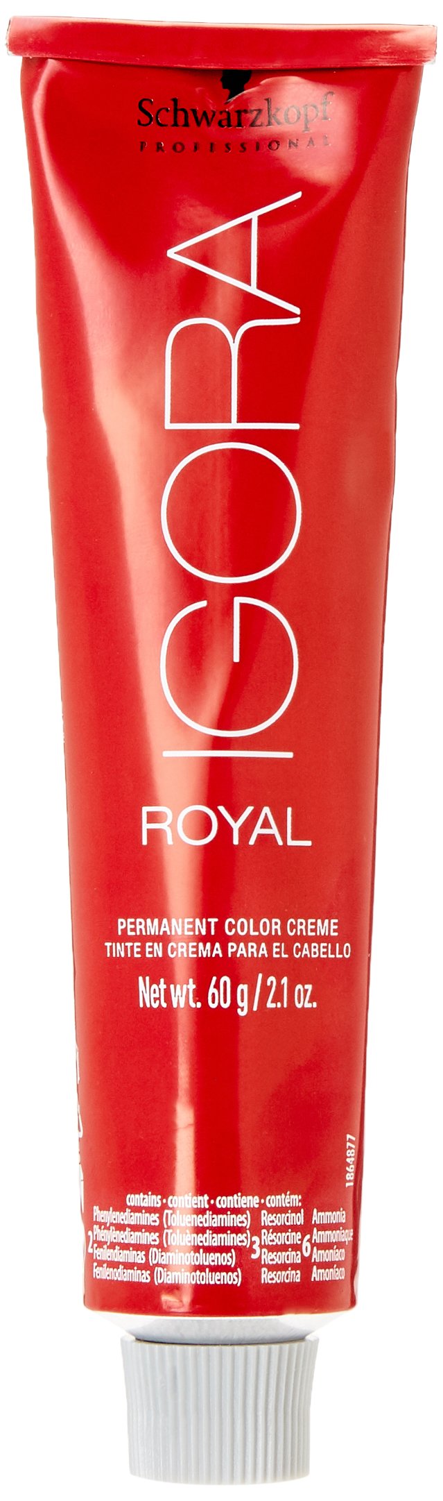 Schwarzkopf Professional Igora Royal Permanent Hair Color Cream 7-77, Extra Medium Blonde Copper, 60g