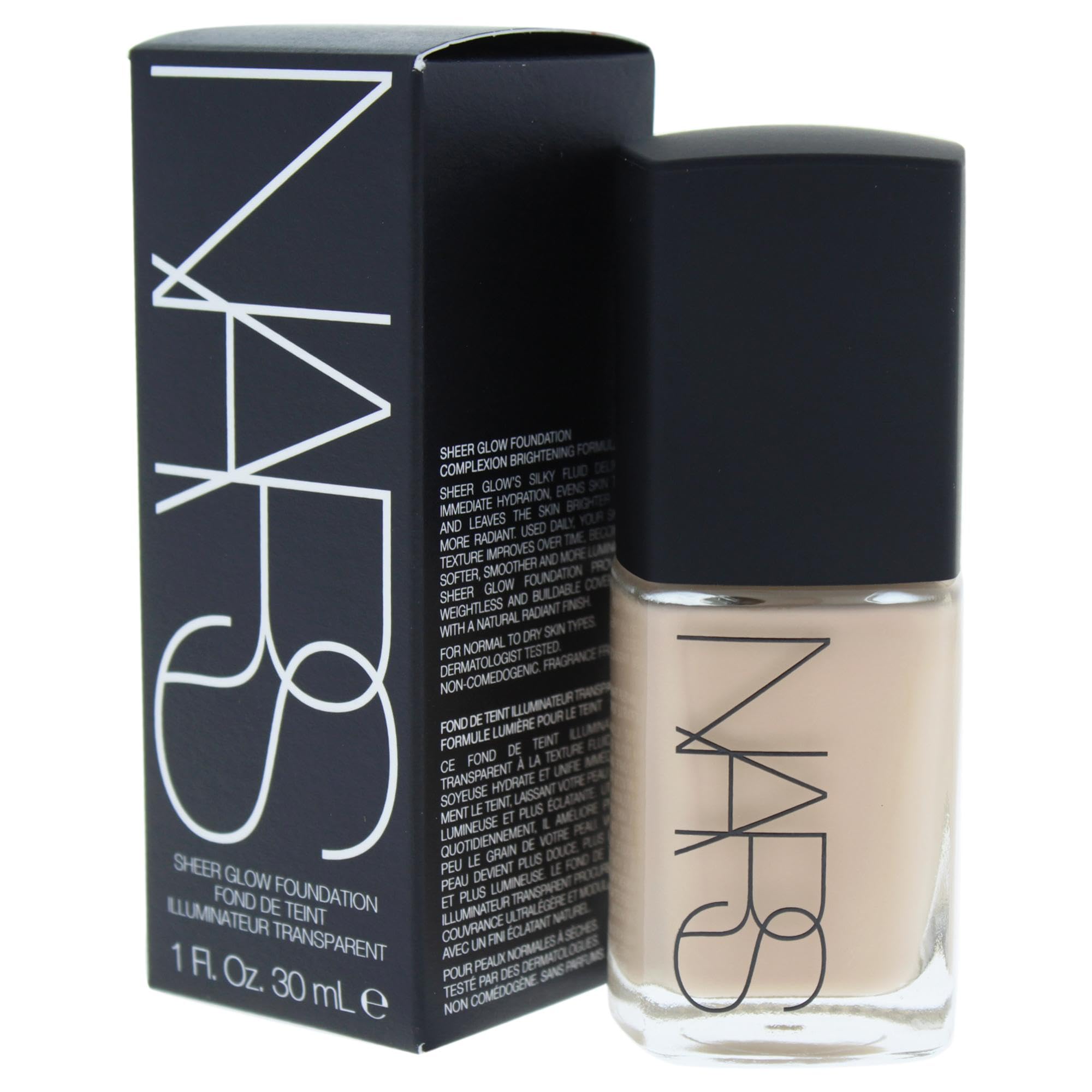 Nars Sheer Glow Foundation Mont Blanc/Light for Women 1 oz, Beige