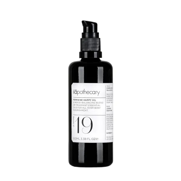 ilapothecary Feminine Happy Body Oil - Gluten Free Essential Oils for Skin - Nourishing and Rich in Antioxidants - Vegan and Alcohol Free - 3.38 oz