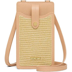 Valentoria Women's Crossbody Bag , Small Leather Shoulder Purse with Card Wallet and Lanyard Case