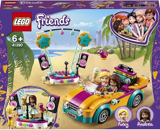 LEGO Friends Andrea’s Car and Stage 41390 Building Kit (240 Pieces)