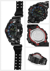 G-Shock Casio GA-700RGB-1AJF [ Virtual Rainbow: Gamer's RGB Series] Watch Imported from Japan Feb 2023 Model, black