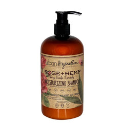 Urban Hydration Rose & Hemp Shampoo – Moisturizing & Strengthening Shampoo for Dry, Curly & Damaged Hair, With Hemp Seed and Rosehip Oil - Sulfate-Free, 16.9 FL Oz