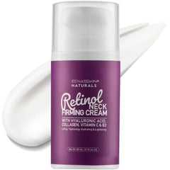 Enaskin Naturals Retinol Neck Firming Cream Advanced Face Tightening and Lifting Cream with Hyaluronic Acid, Collagen and Vitamin - Tightening Wrinkles, Firming Sagging Skin on Face, Neck, Décolleté - 2.7 Oz