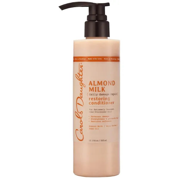 Carol's Daughter Almond Milk Restoring Conditioner for Extremely Damaged Hair and Over Processed Hair, 12 fl oz
