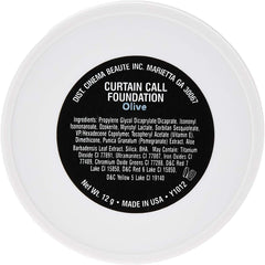Cinema Beaute Curtain Call Foundation - 12g, Olive
