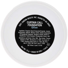 Cinema Beaute Curtain Call Foundation - 12g, Olive