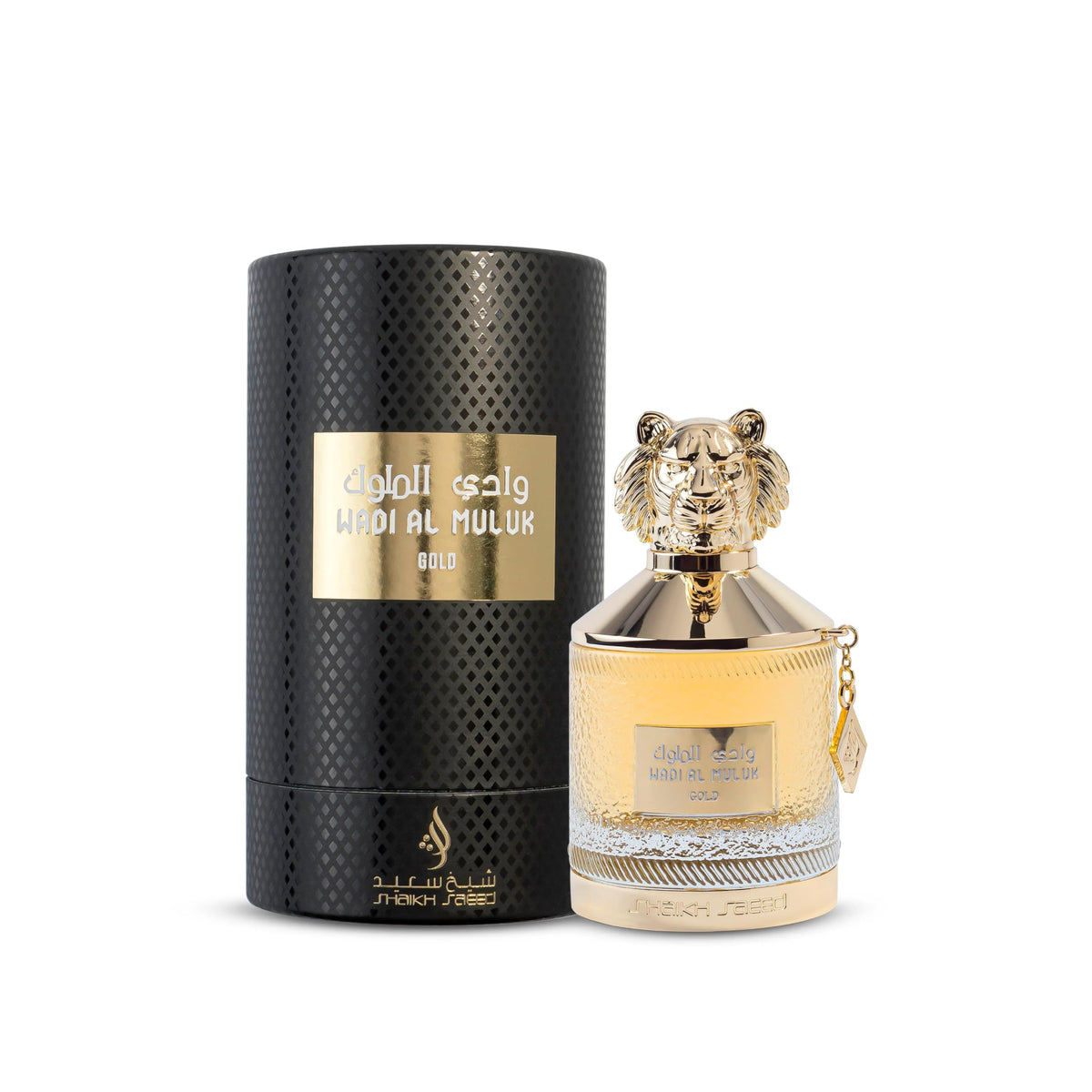 Shaikh Saeed - Wadi Al Muluk Gold Eau De Parfum 100ML– Unisex Luxury Fragrance | Passionfruit, Rose, Saffron, Jasmine, Oud & Black Amber | Long-Lasting Sweet & Woody Scent