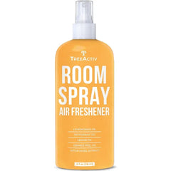 TreeActiv Aromatherapy Room Spray 4 oz, Natural Citrus Air Freshener, Essential Oil Odor Eliminator for Bedding, Pillow, Linen Mist, 1000 Sprays